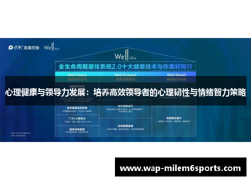 心理健康与领导力发展：培养高效领导者的心理韧性与情绪智力策略