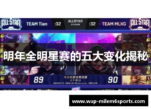 明年全明星赛的五大变化揭秘