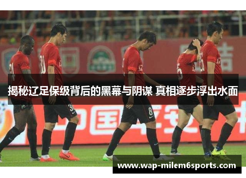 揭秘辽足保级背后的黑幕与阴谋 真相逐步浮出水面