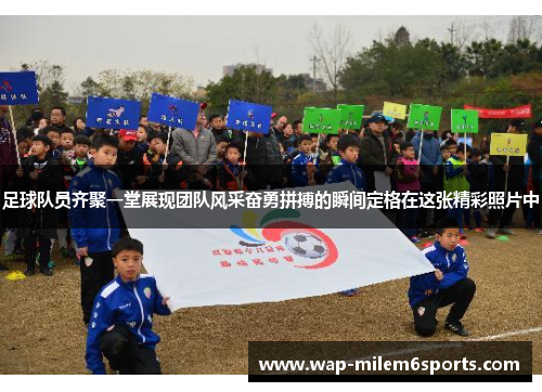 足球队员齐聚一堂展现团队风采奋勇拼搏的瞬间定格在这张精彩照片中