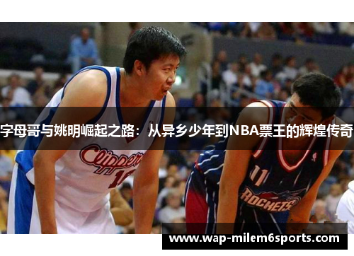 字母哥与姚明崛起之路：从异乡少年到NBA票王的辉煌传奇